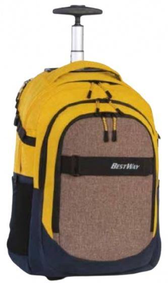 Bestway Trolley Rugzak Evolution Roller 21 Liter Zwart/Wit - Azes shopping