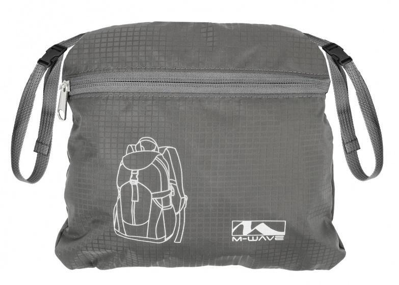 M-Wave Opvouwbare Backpack Deluxe Kleur Grijs 20 Liter - Azes shopping