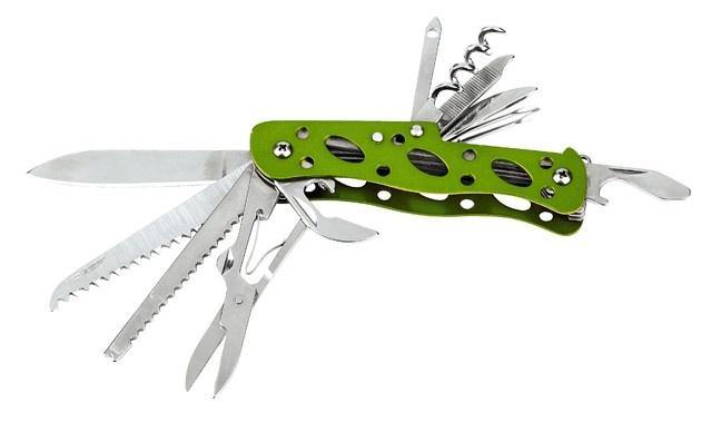 Moses Zakmes Expeditie Met 11 Functies 11 Cm Groen - Azes shopping