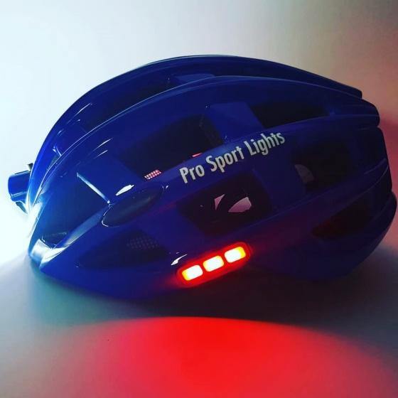 Pro Sport Lights Fietshelm Met Verlichting Unisex - Azes shopping