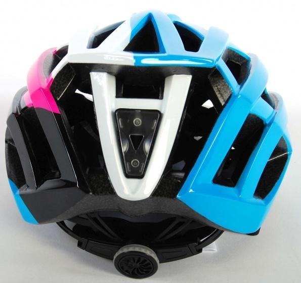 Salutoni Fietshelm Unisex 54-58 Cm Blauw/Roze/Wit - Azes shopping