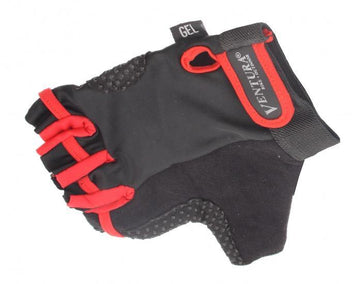 Ventura Fietshandschoenen Gel Rood Zwart - Azes shopping