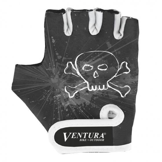 Ventura Fietshandschoenen Junior Polyester Zwart/Wit - Azes shopping