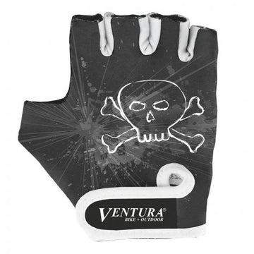 Ventura Fietshandschoenen Junior Polyester Zwart/Wit - Azes shopping