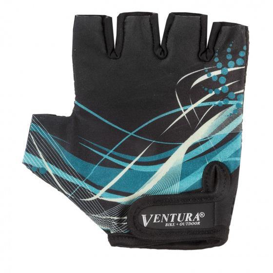 Ventura Fietshandschoenen Junior Polyester Zwart/Wit - Azes shopping