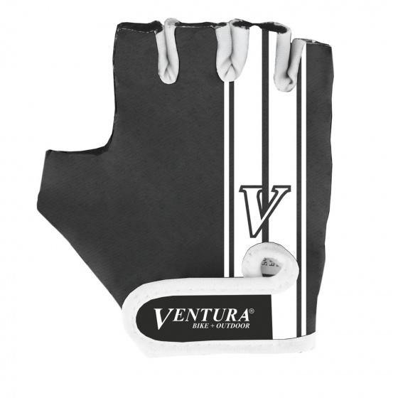 Ventura Fietshandschoenen Junior Polyester Zwart/Wit - Azes shopping